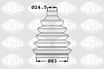 Комплект пылезащитный, приводной вал SASIC SAS1906005 Sasic (1906005)