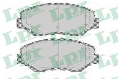 Комплект гальмівних накладок, дискове гальмоLPRLPR05P1364 LPR (05P1364)