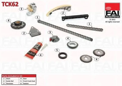 Комплект цепи привода распределительного вала FAI Auto Parts (TCK62)