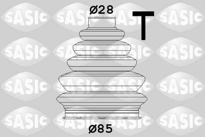 Комплект пилозахисний, приводний вал SASIC SAS1906122 Sasic (1906122)