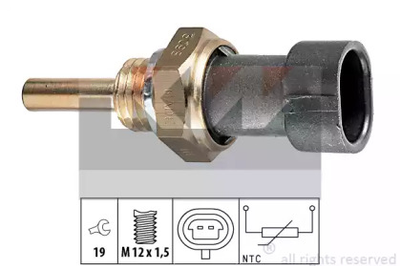 530 098 KW Датчик температуры охлажд. жидкости/масла/топлива (аналог EPS 1.830.098/Facet 7.3098) KW (530098)
