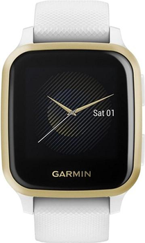 Спортивний годинник Garmin Venu Sq White/Light Gold (010-02427-11)