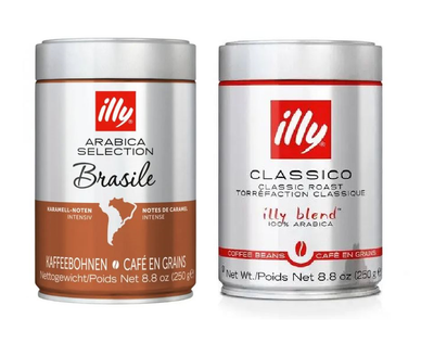 Набір кави в зернах Illy 100% arabica з/б 2шт