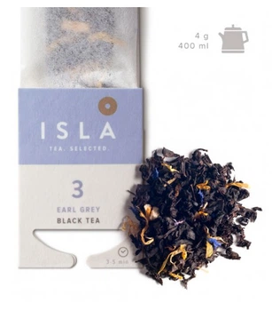 Чай черный Isla Earl Grey №3 с бергамотом 10 шт