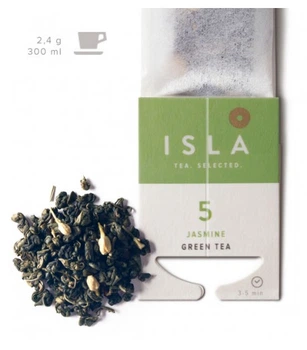 Чай зеленый Isla Jasmine №5 с жасмином 10 шт