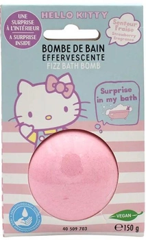 Бомбочка для ванни Hello Kitty Полуниця 150 г (3661075298869)