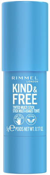 Róż do twarzy Rimmel London Kind and Free Tinted Multi Stick 001 Caramel Dusk 5 g (3616303995942)