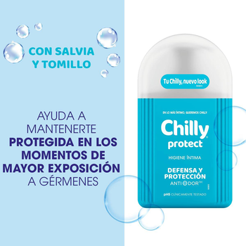 Гель для інтимної гігієни Chilly Protect Active Formula Ph5 250 мл (8002410032574)