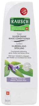 Кондиціонер Rausch Sage Silver-Shine Rinse для сивого та освітленого волосся проти пожовтіння з шавлією 200 мл (7621500123155)