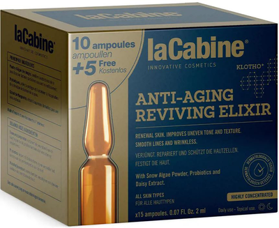 Ampułki do twarzy La Cabine Global Anti-Aging 10 + 5 x 2 ml (8435534409333)