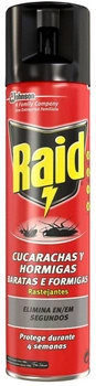 Захисний спрей Raid Insecticde від тарганів і мурах 400 мл (5000204750713)