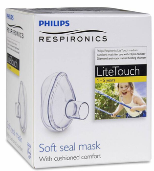 Інгаляційна маска Philips Respironics LiteTouch Diamond для дітей (8470001635679)