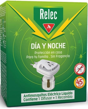 Електричний відлякувач комарів Relec Electric Anti-Screen Liquid Diffuser + Spare Parts (8470002003002)