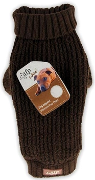 Sweter All For Paws Knitted Dog Sweater Fishermans XS 20.3 cm Brown (0847922052881)