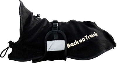 Флісове пальто Back on Track Coat with fleece XL 49 см Black (7340041110980)