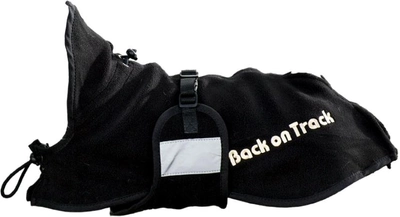 Płaszcz polarowy Back on Track Coat with fleece XXL 52 cm Black (7340041110997)