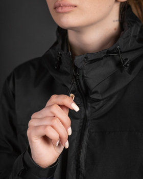 Женская куртка ветровка BEZET Кентавр черный - L