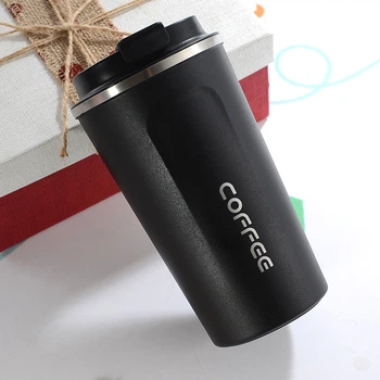 Металевий термокухоль Coffe Tumbler 500 мл - чорний