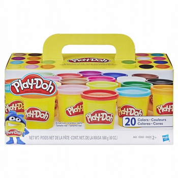 Набір пластиліну Hasbro PlayDoh 20 тюбиків (A7924) (5010993557448)