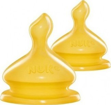 Латексная соска Nuk Wide Teat Fc 6 Latex Bi 6-18 месяцев 2 шт (4008600181965)