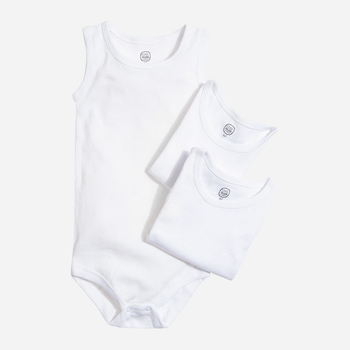 Komplet body-koszulek dziecięcych 3 szt dla noworodków Cool Club BUU1500775-00 68 cm Biały (5902568426085)