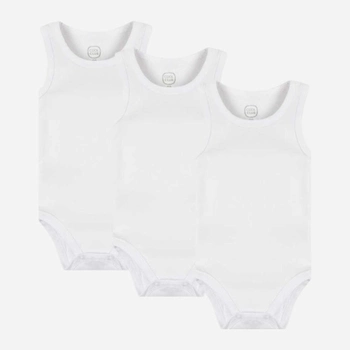 Komplet body-koszulek dziecięcych 3 szt dla noworodków Cool Club BUU1602071-00 50 cm Biały (5902568659605)