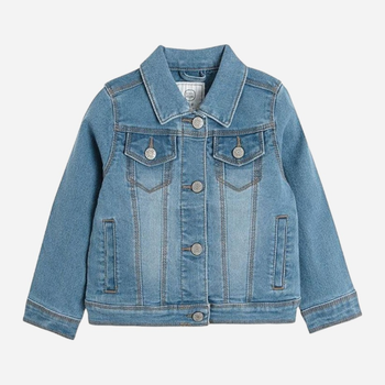 Дитяча джинсова куртка для дівчинки Cool Club CJG2411440 116 см Блакитна (5903977186515)