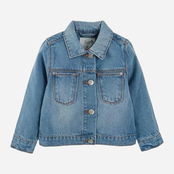 Дитяча джинсова куртка для дівчинки Cool Club CJG2410626 134 см Блакитна (5903977132352)