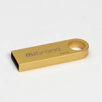 Флешка для ноутбука Flash Mibrand USB 2.0 Puma 64Gb Gold (MI2.0/PU64U1G)