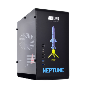 Корпус QUBE EAGLE Aluminum Black NeptuneUA Printed (QBX3M_WBNU3PN)