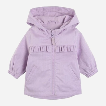 Дитяча демісезонна куртка-парка для дівчинки Cool Club COG2401153 92 см Фіолетова (5903977224859)