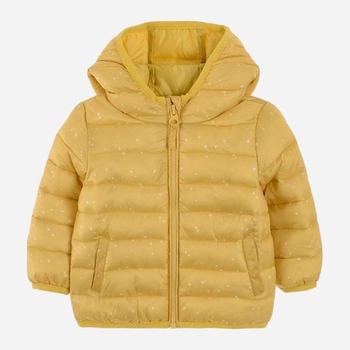 Дитяча демісезонна куртка для дівчинки Cool Club COG2400662 68 см Жовта (5903977224347)