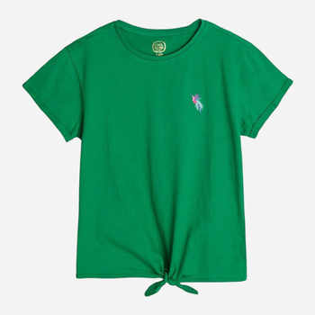 Підліткова футболка для дівчинки Cool Club CCG2423612 140 см Темно-зелена (5903977293251)
