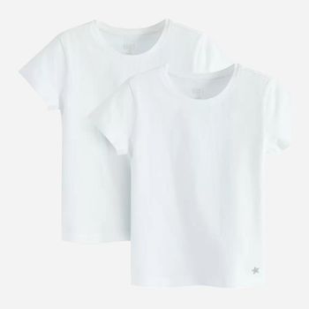 Zestaw koszulek dziecięcych 2 szt dla dziewczynki Cool Club BCG1714112-00-P 110 cm Biały (5903272966539)