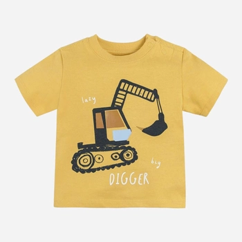 Дитяча футболка для хлопчика Cool Club CCB2400207 80 см Жовта (5903977149428)