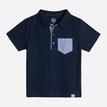 Дитяча футболка-поло для хлопчика Cool Club CCB2410968 110 см Синя (5903977202062)
