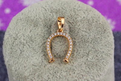 Кулон Xuping Jewelry подкова 1,5 см золотистый