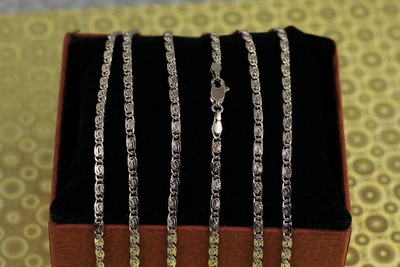 Цепь Xuping Jewelry улитка с огранкой 50 см 3 мм серебристая