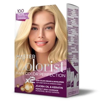 Краска Master Colorist для волос 10.0 Светлый блонд 2x50мл+2x50мл+10мл