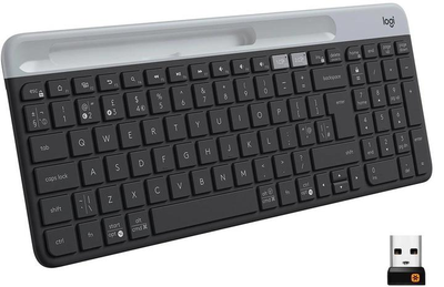 Клавіатура бездротова Logitech K580 Slim Multi-Device Wireless Graphite (920-009275)