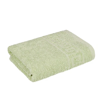Полотенце махровое Home line. Garden Glade зеленого цвета-50х90