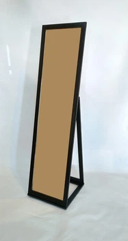 Зеркало напольное на колесиках Фацет Эконом S 157x42x50 см Черное (ESPLWBL)
