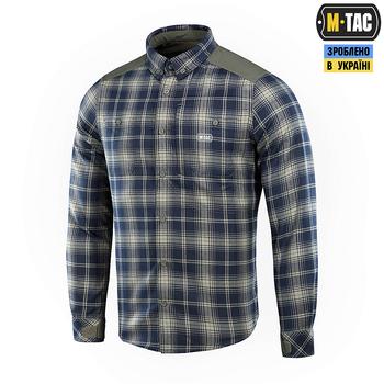 M-Tac рубашка Redneck Shirt Olive/Navy Blue S/L