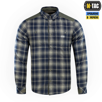 M-Tac рубашка Redneck Shirt Olive/Navy Blue S/L