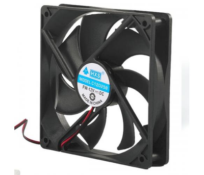 Кулер корпусний Merlion EZF 12025 DC sleeve fan 2pin MOLEX - 120*120*25мм, 12V/0.18A, 1100об/хв