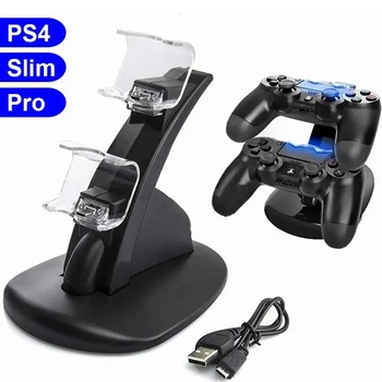 Держатель для джойстиков ps4 Slim Pro зарядная док станция