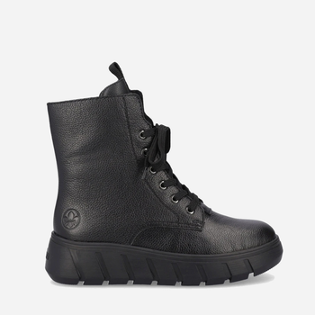 Жіночі зимові черевики високі Rieker RIEY3501-00 39 Чорні (4061811004843)