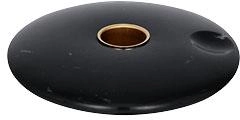 Świecznik Uyuni Chamber czarny marmurowy 11.6 cm x 2 cm (UL-30321) (5708311303210)