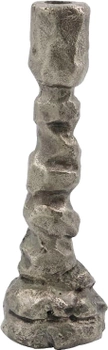Świecznik House Doctor Raku srebrzysty 25 cm (203660821)