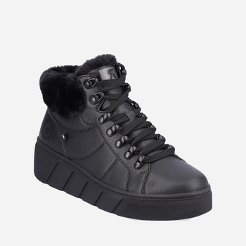 Жіночі зимові черевики низькі Rieker REVW0560-00 40 Чорні (4061811107766)